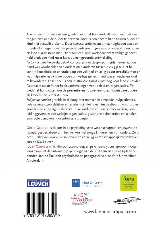 Achterkant van Helpende handen