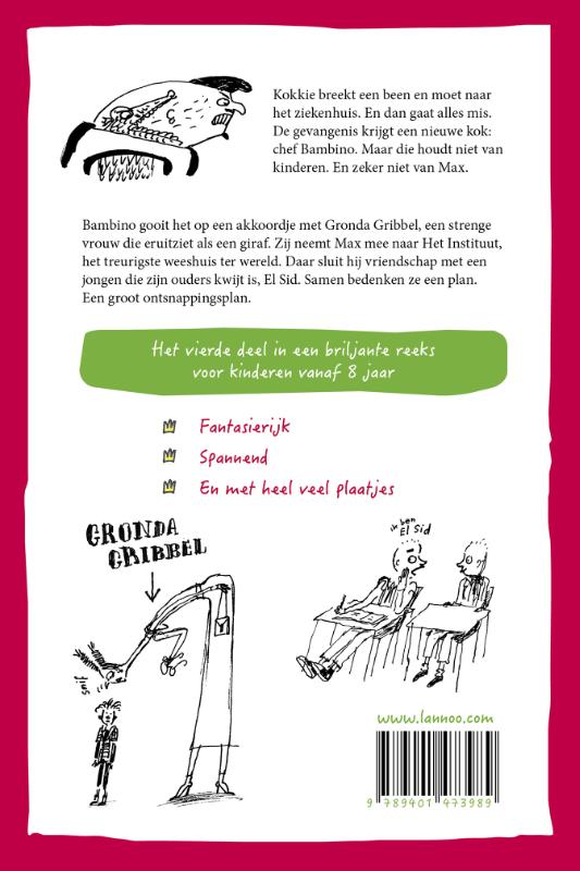 Achterkant van De keukenprins van Mocano IV - De grote ontsnapping