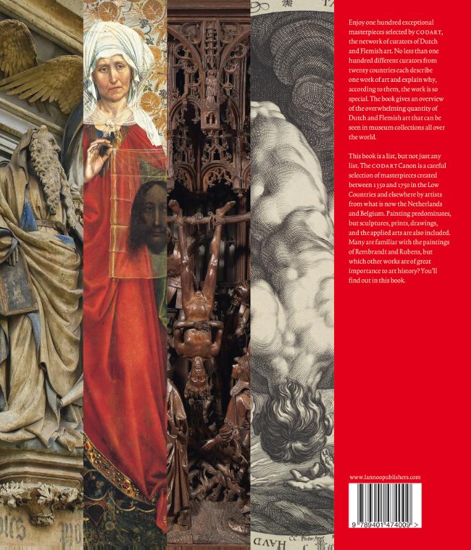 Achterkant van 100 Masterpieces Dutch and Flemish art (1350-1750)