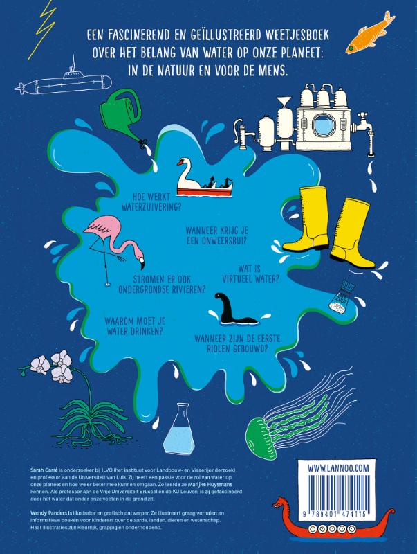 Achterkant van Het grote waterboek