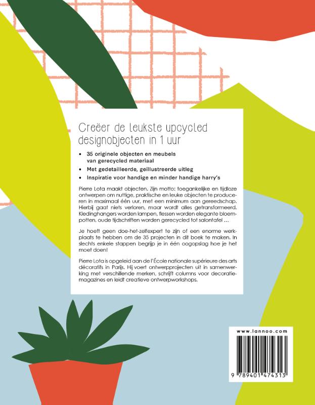 Achterkant van 1 uur DIY
