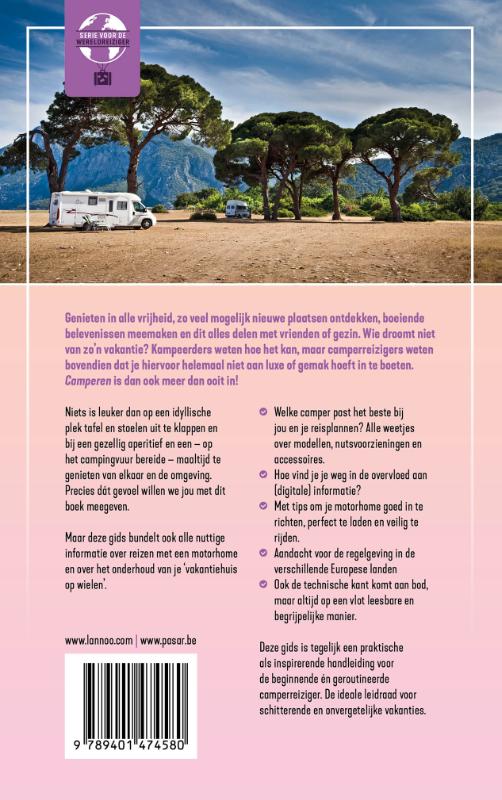 Achterkant van Hoe reis ik met een camper?