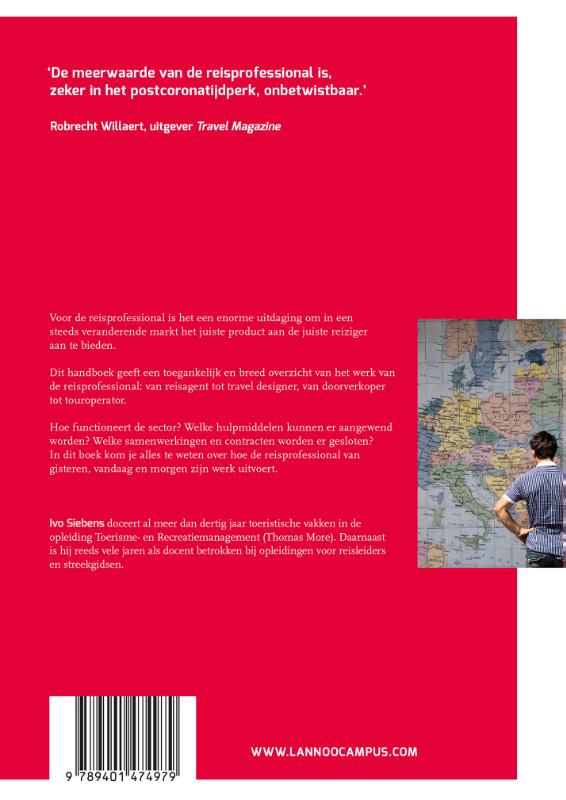 Achterkant van Handboek Reisprofessional
