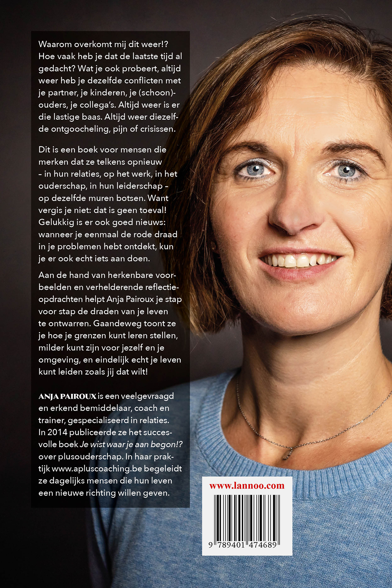 Achterkant van Waarom overkomt dit mij weer?