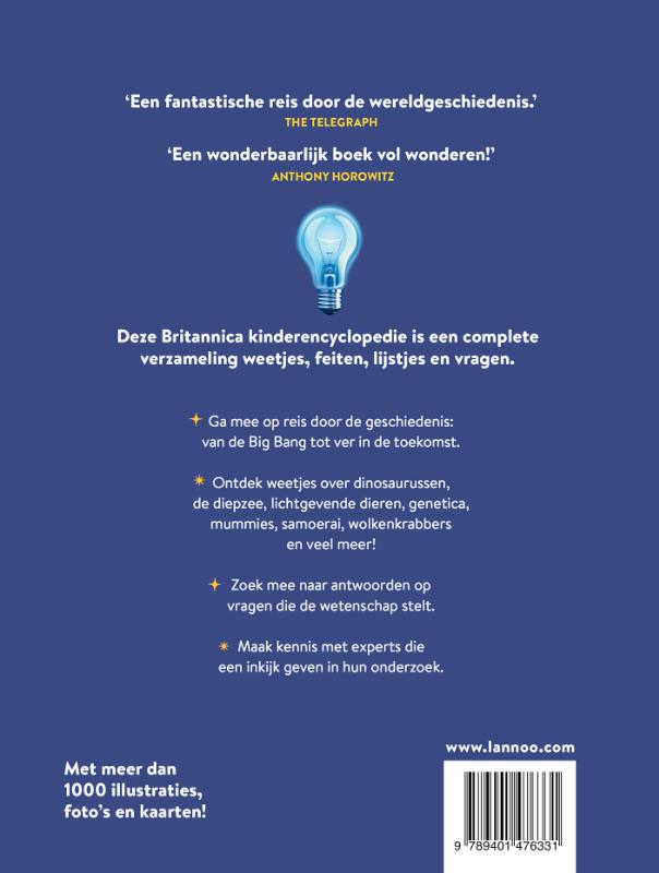 Achterkant van De Britannica Kinderencyclopedie