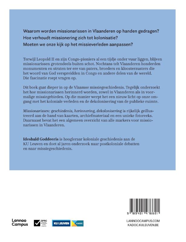 Achterkant van Missionarissen