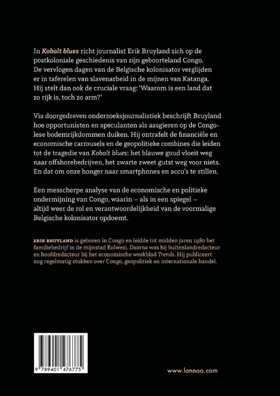 Achterkant van Kobalt blues