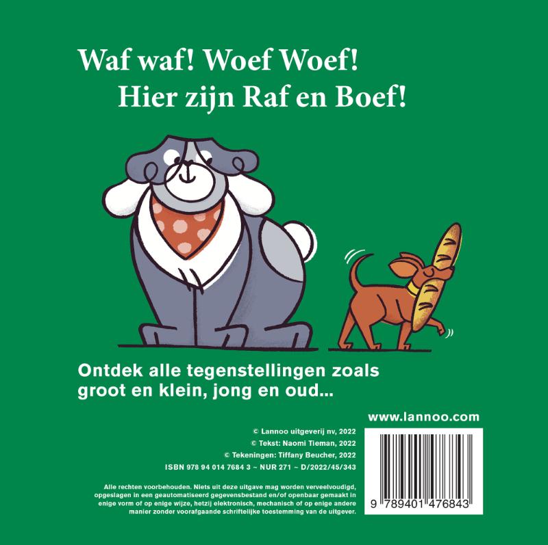 Achterkant van Raf & Boef