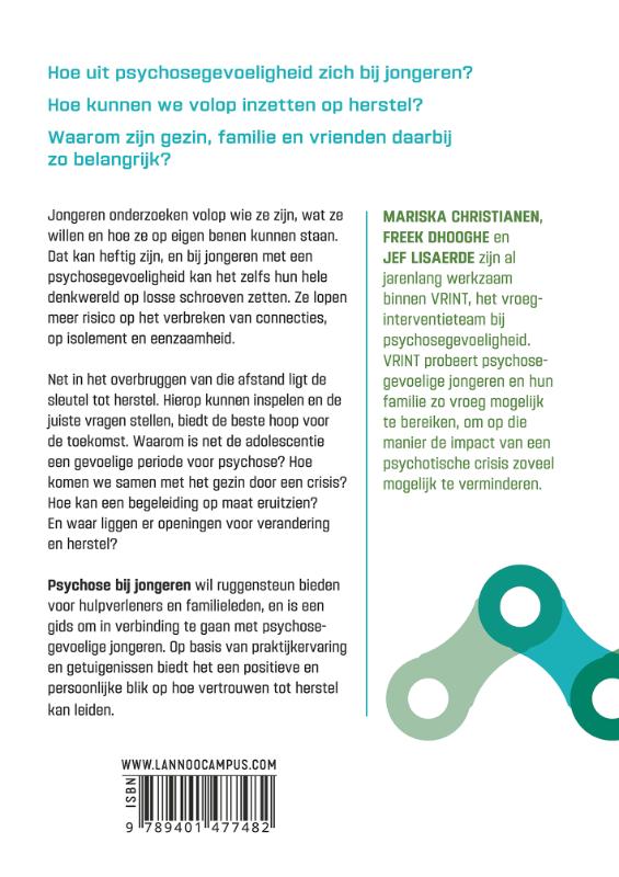 Achterkant van Psychose bij jongeren