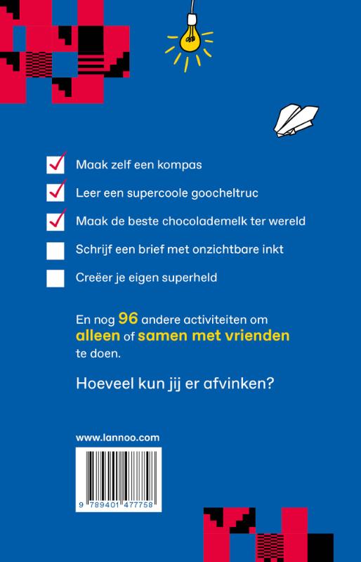Achterkant van Ketnet 101 dingen die je moet doen voor je 12 bent