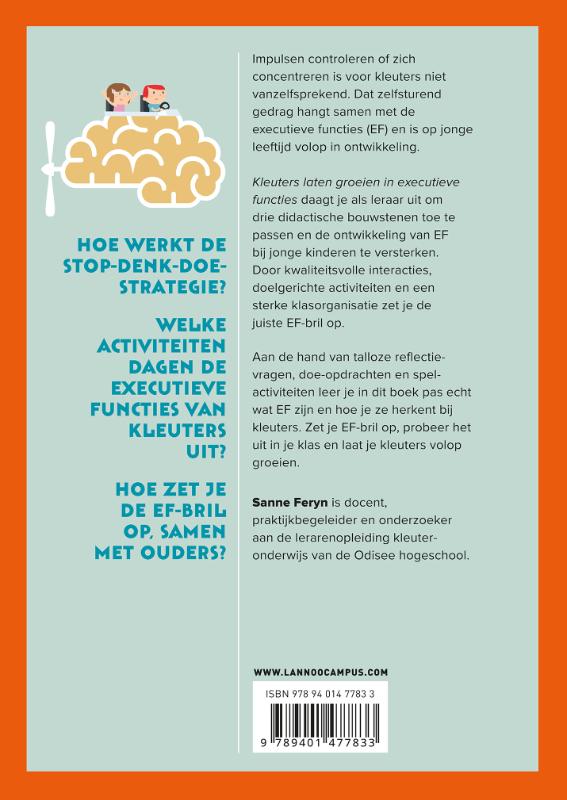 Achterkant van Kleuters laten groeien in executieve functies. Hoe? Zo!