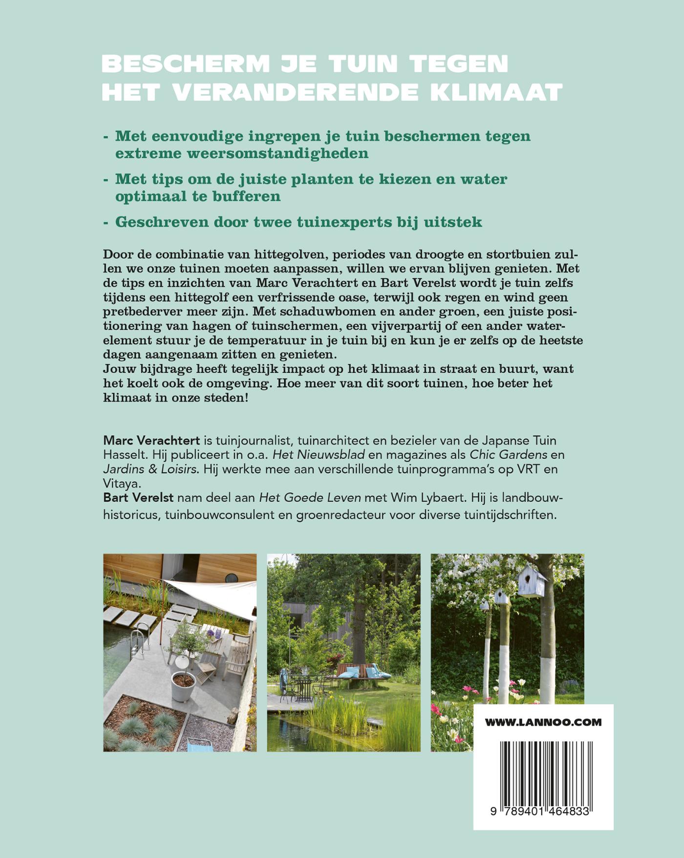Achterkant van Zakboek voor de klimaattuin