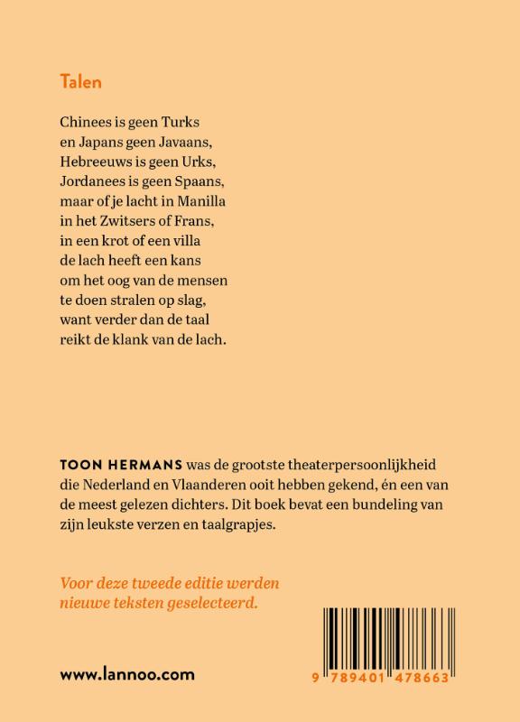 Achterkant van De klank van de lach