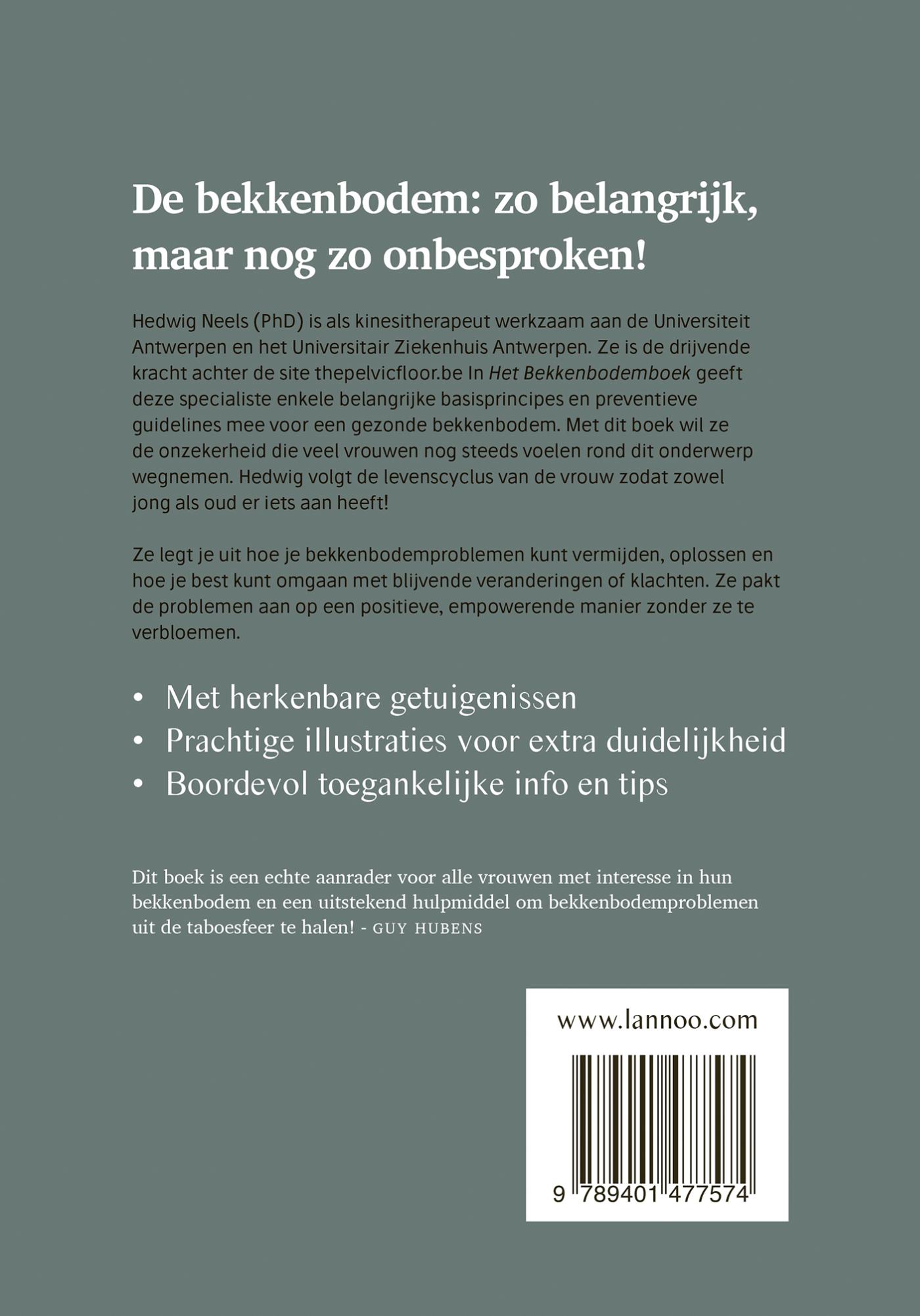 Achterkant van Het bekkenbodemboek