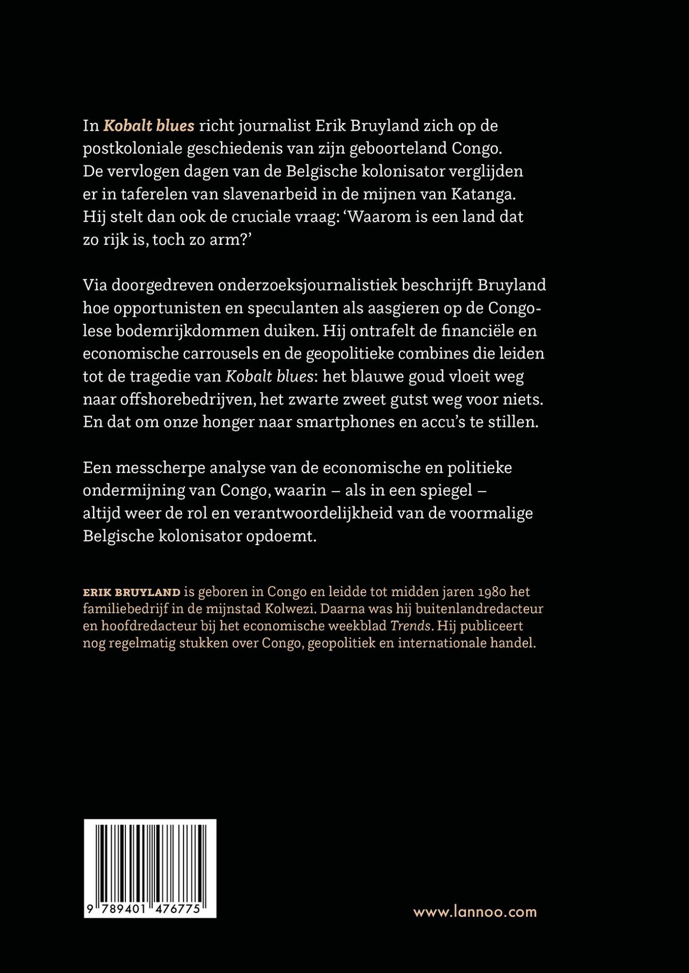 Achterkant van Kobalt blues
