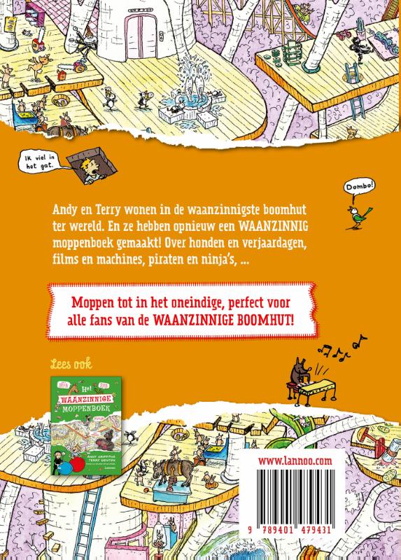 Achterkant van Het tweede waanzinnige moppenboek