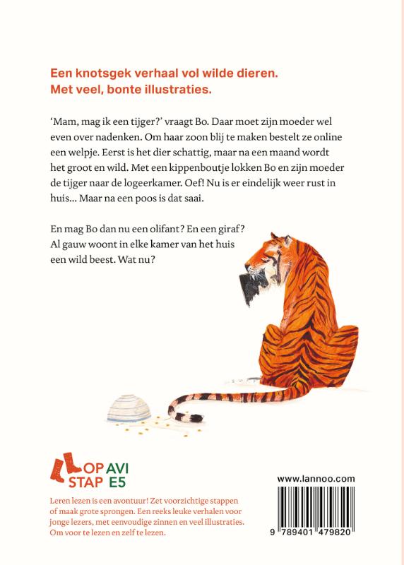 Achterkant van Mam, mag ik een tijger?