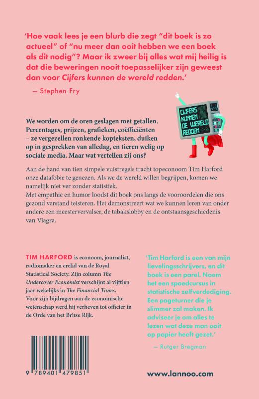 Achterkant van Cijfers kunnen de wereld redden