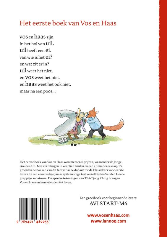 Achterkant van Vos en Haas
