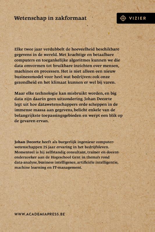 Achterkant van Big Data