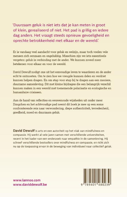 Achterkant van Leven met wijsheid en compassie