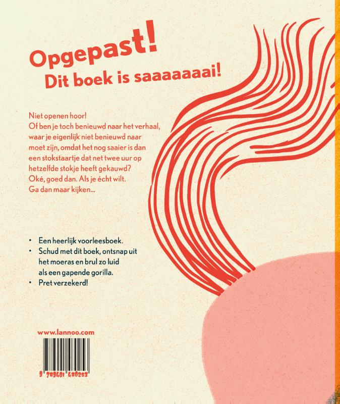 Achterkant van Het saaiste boek ter wereld