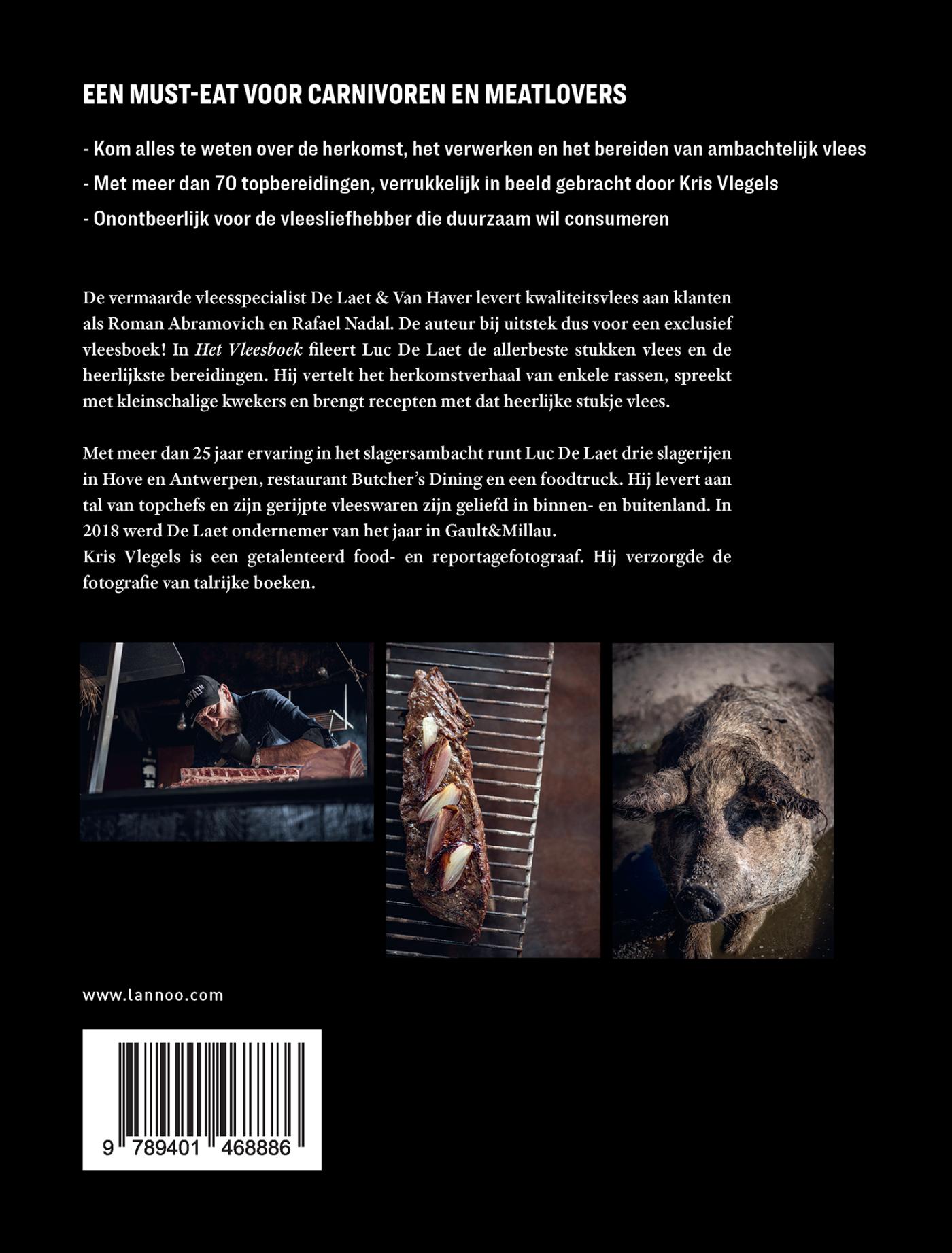 Achterkant van Het Vleesboek