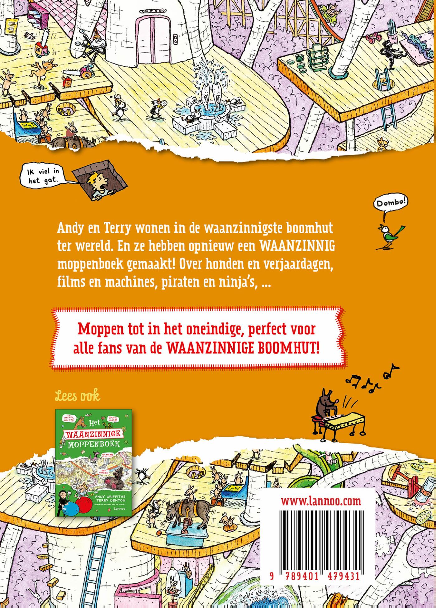 Achterkant van Het tweede waanzinnige moppenboek