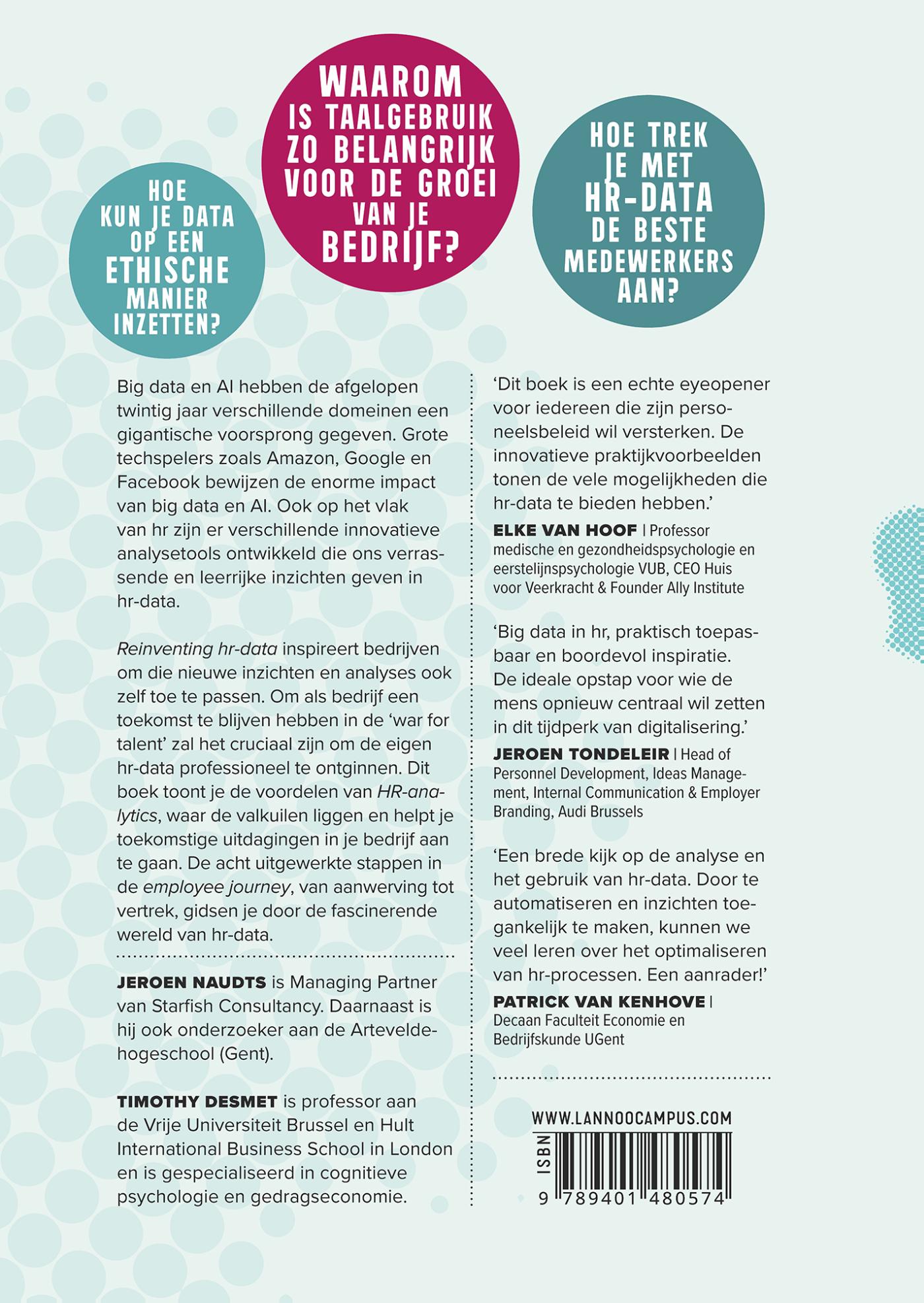 Achterkant van Reinventing hr-data