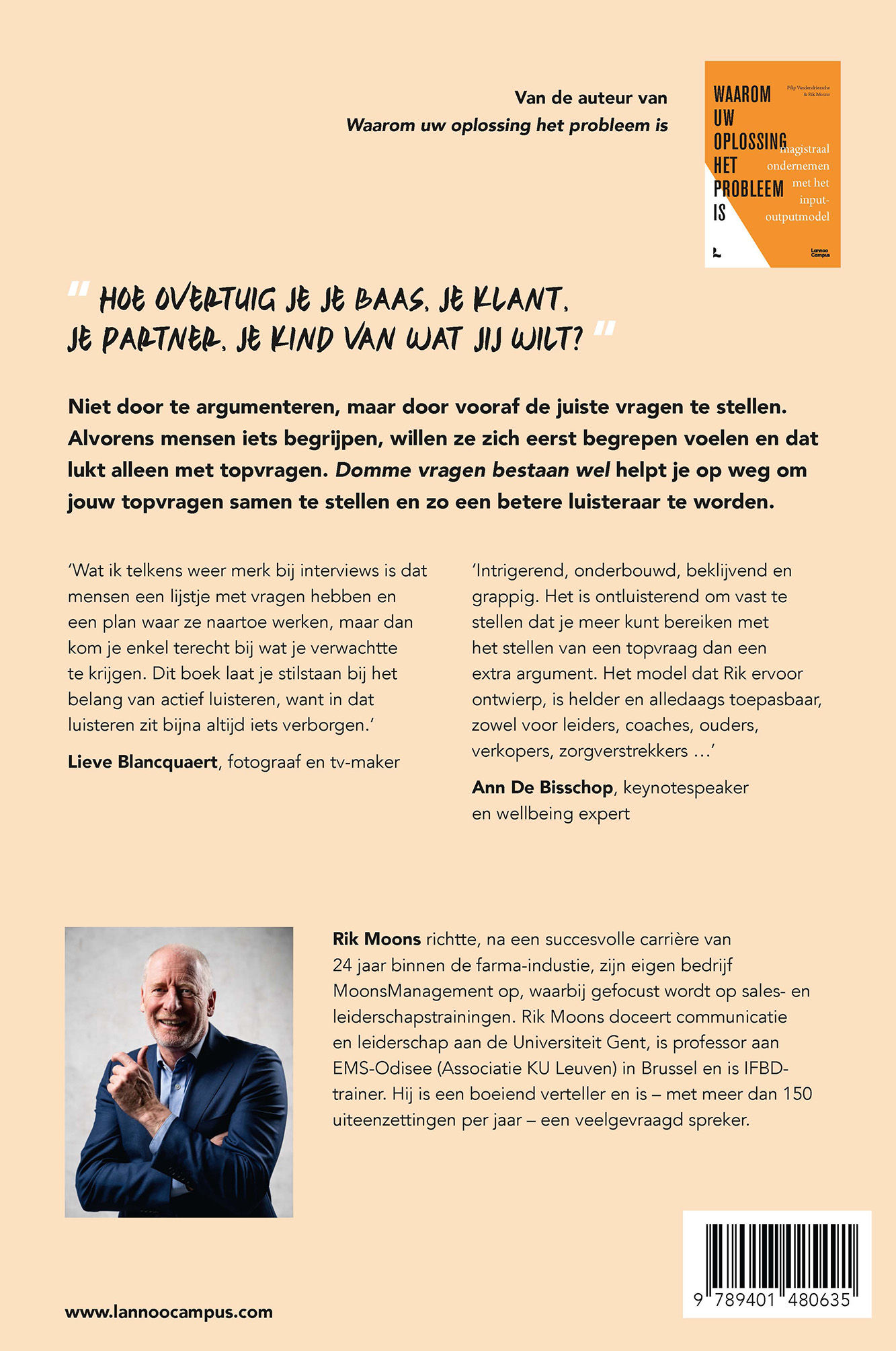 Achterkant van Domme vragen bestaan wel