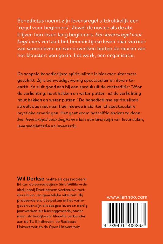 Achterkant van Een levensregel voor beginners