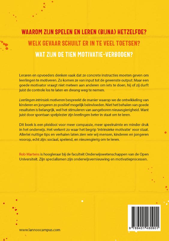 Achterkant van Leerlingen intrinsiek motiveren