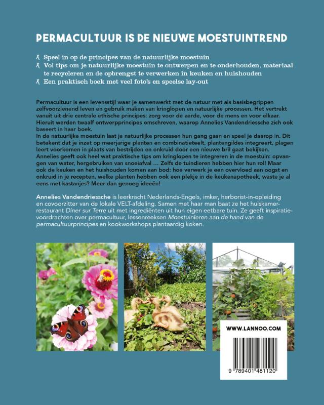 Achterkant van Zakboek voor de permacultuur moestuin