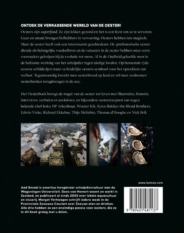 Achterkant van Het oesterboek