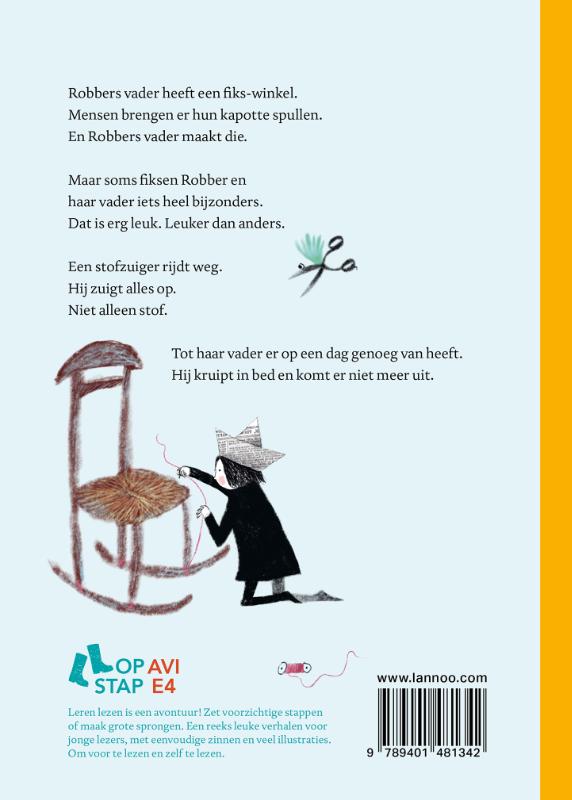 Achterkant van Robber fikst alles