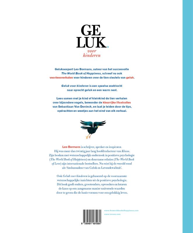 Achterkant van Geluk voor kinderen