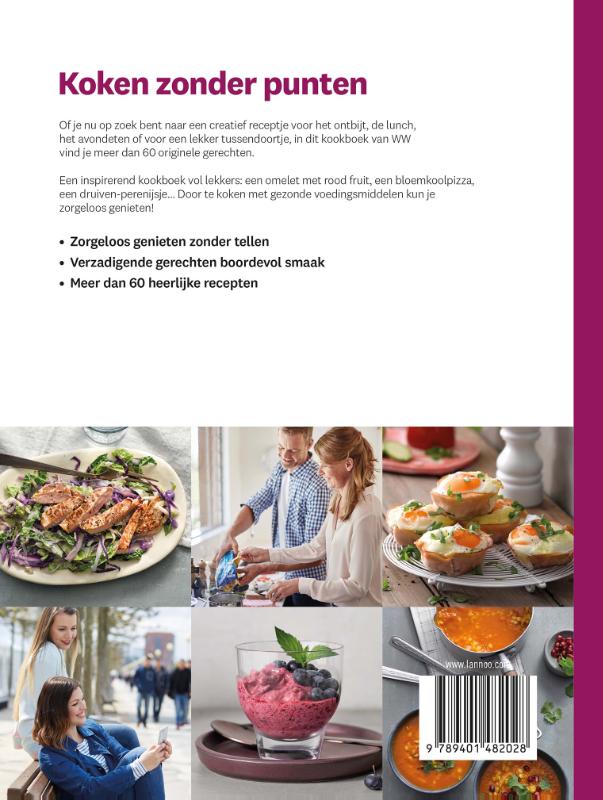 Achterkant van Koken zonder punten