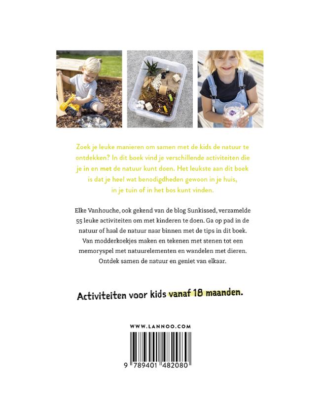 Achterkant van Kids in en met de natuur