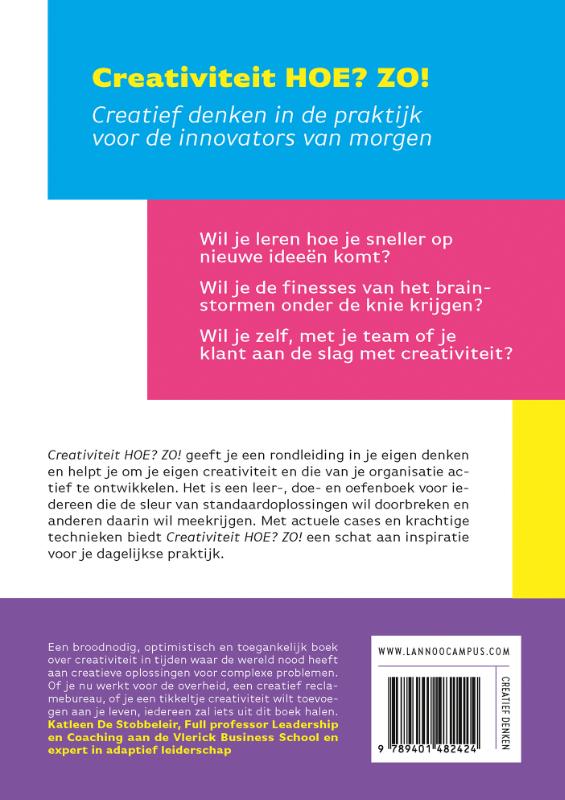 Achterkant van Creativiteit. Hoe? Zo!