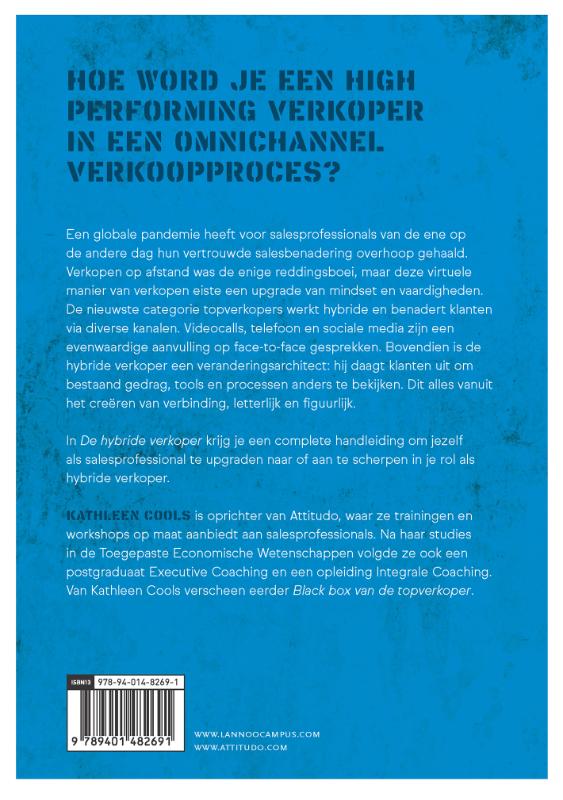 Achterkant van De hybride verkoper