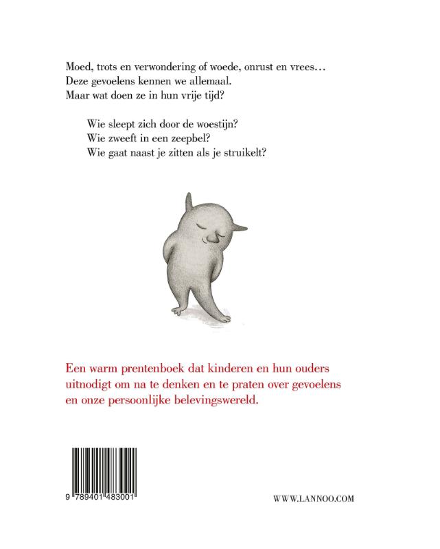 Achterkant van Wie springt op en neer?
