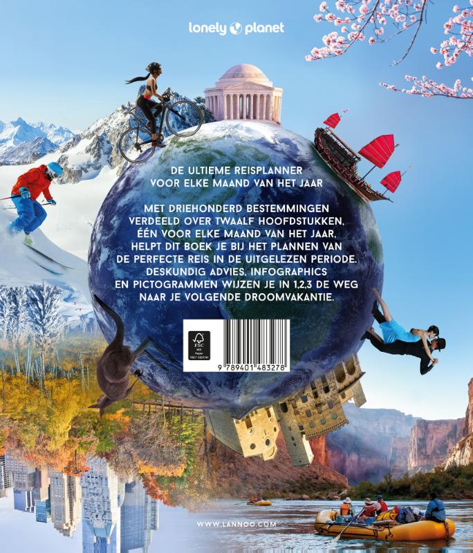 Achterkant van Lonely Planet’s Ultieme Reisplanner