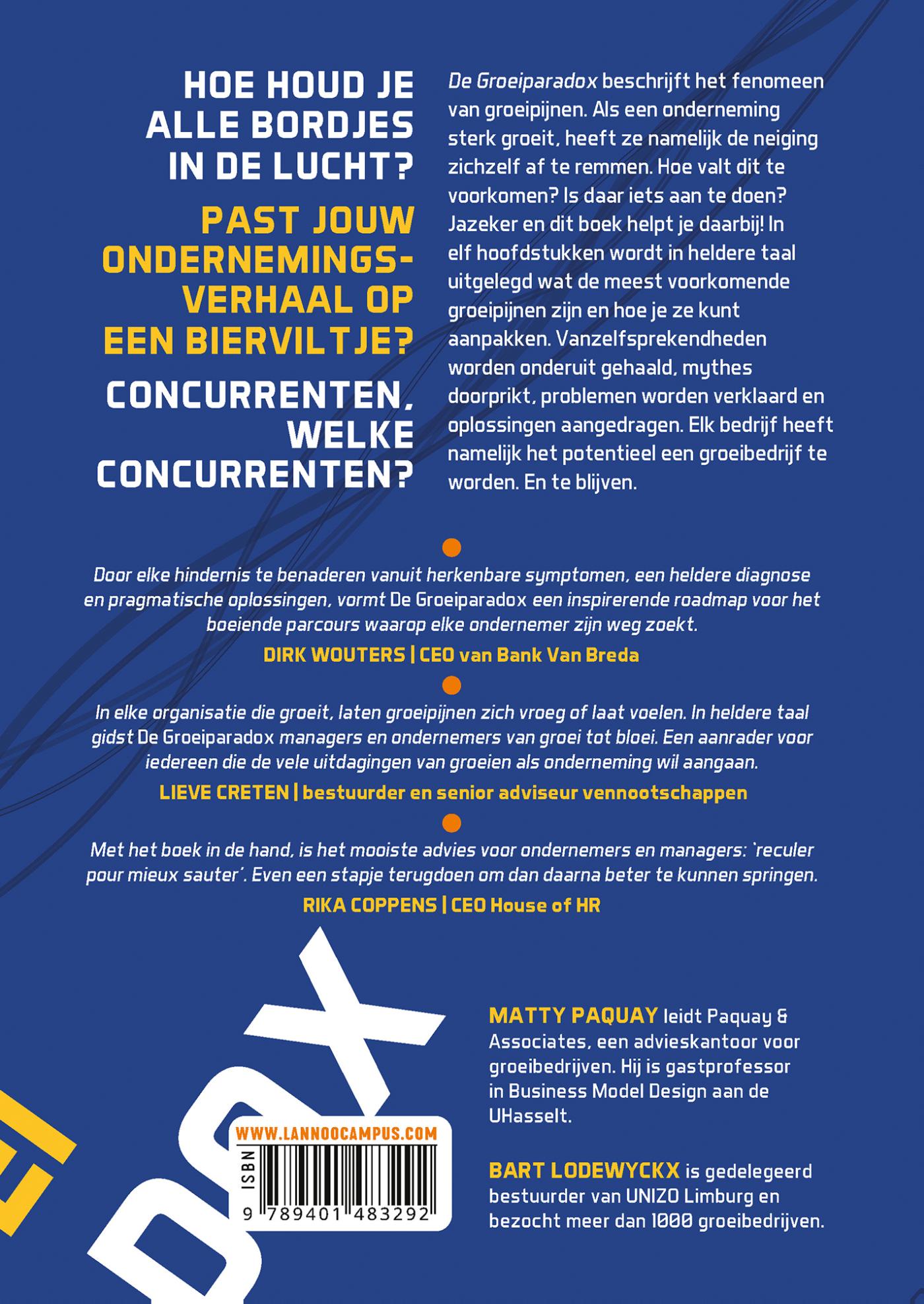 Achterkant van De groeiparadox