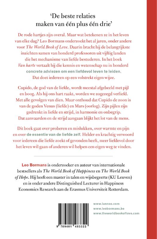 Achterkant van Van harte