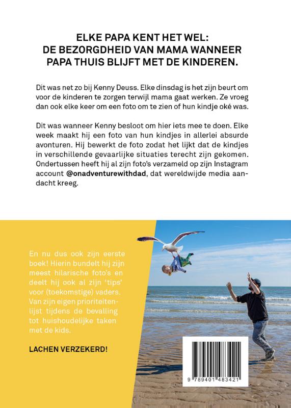 Achterkant van On Adventure with Dad