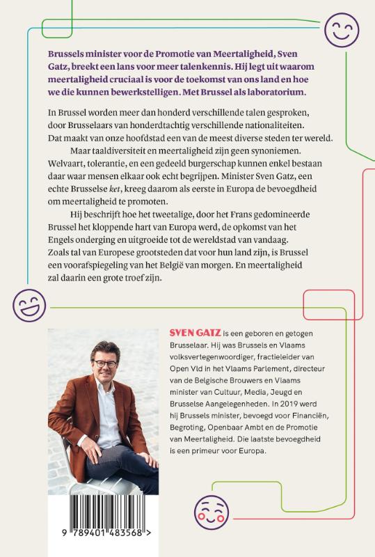 Achterkant van De toekomst is meertalig
