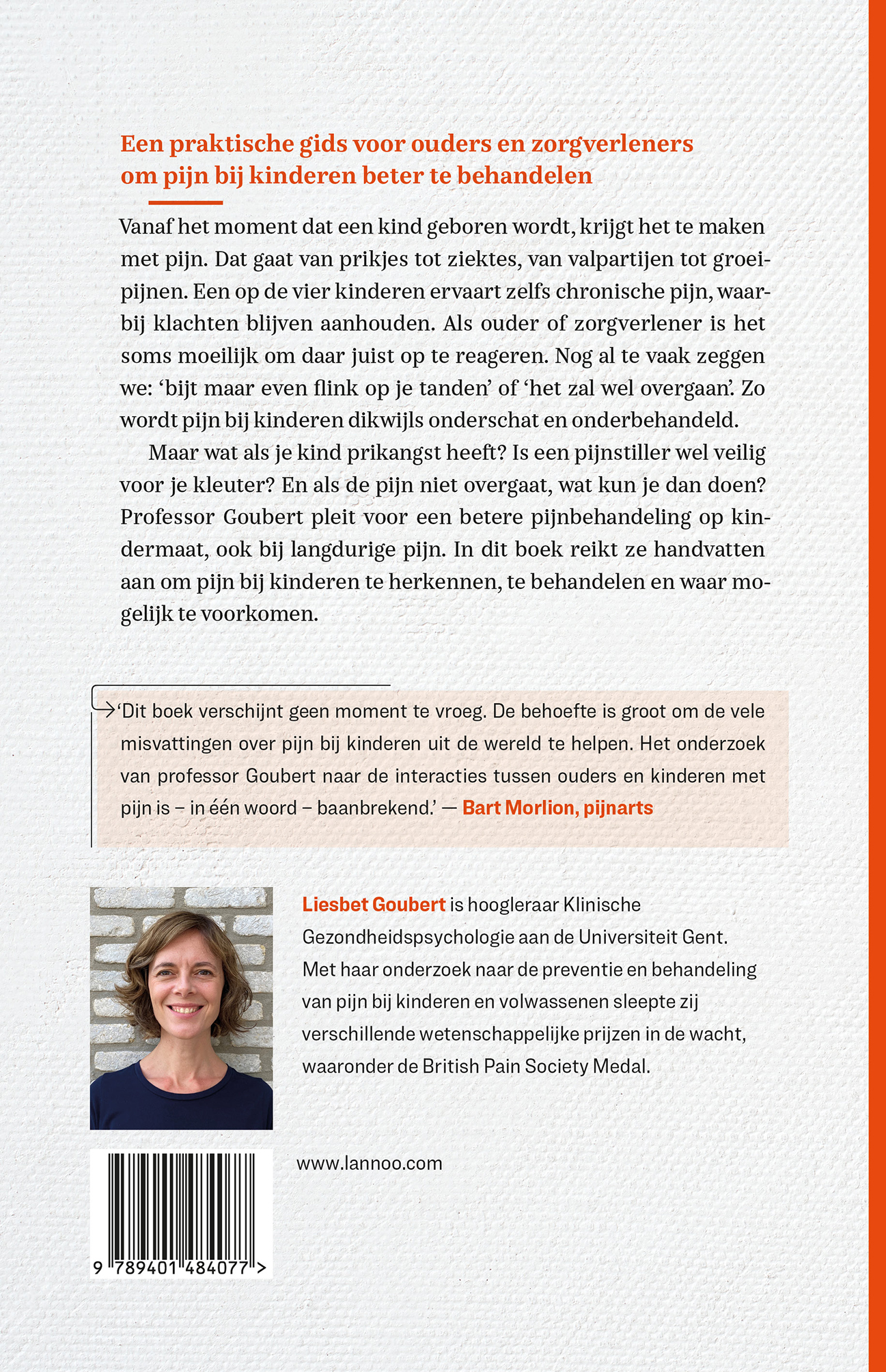 Achterkant van Mijn kind heeft pijn
