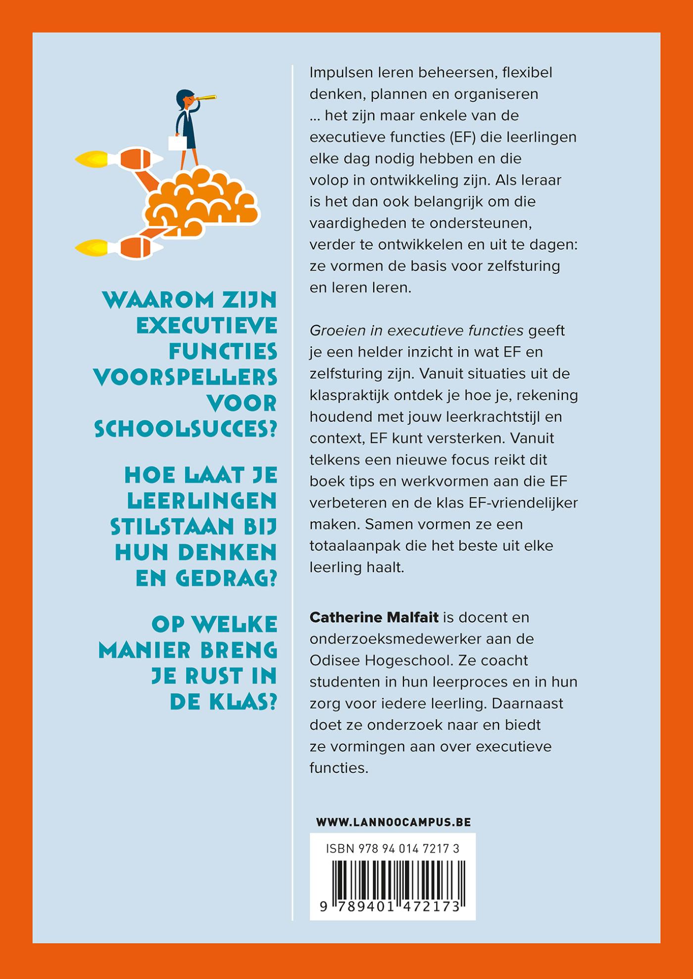Achterkant van Groeien in executieve functies. Hoe? Zo!