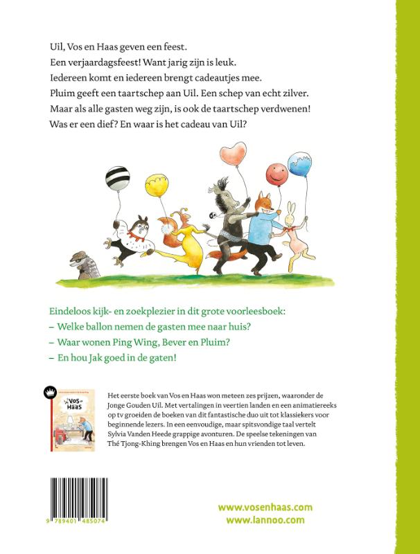 Achterkant van Vos en Haas - Waar is het cadeau?