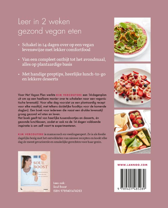 Achterkant van Het Vegan Plan